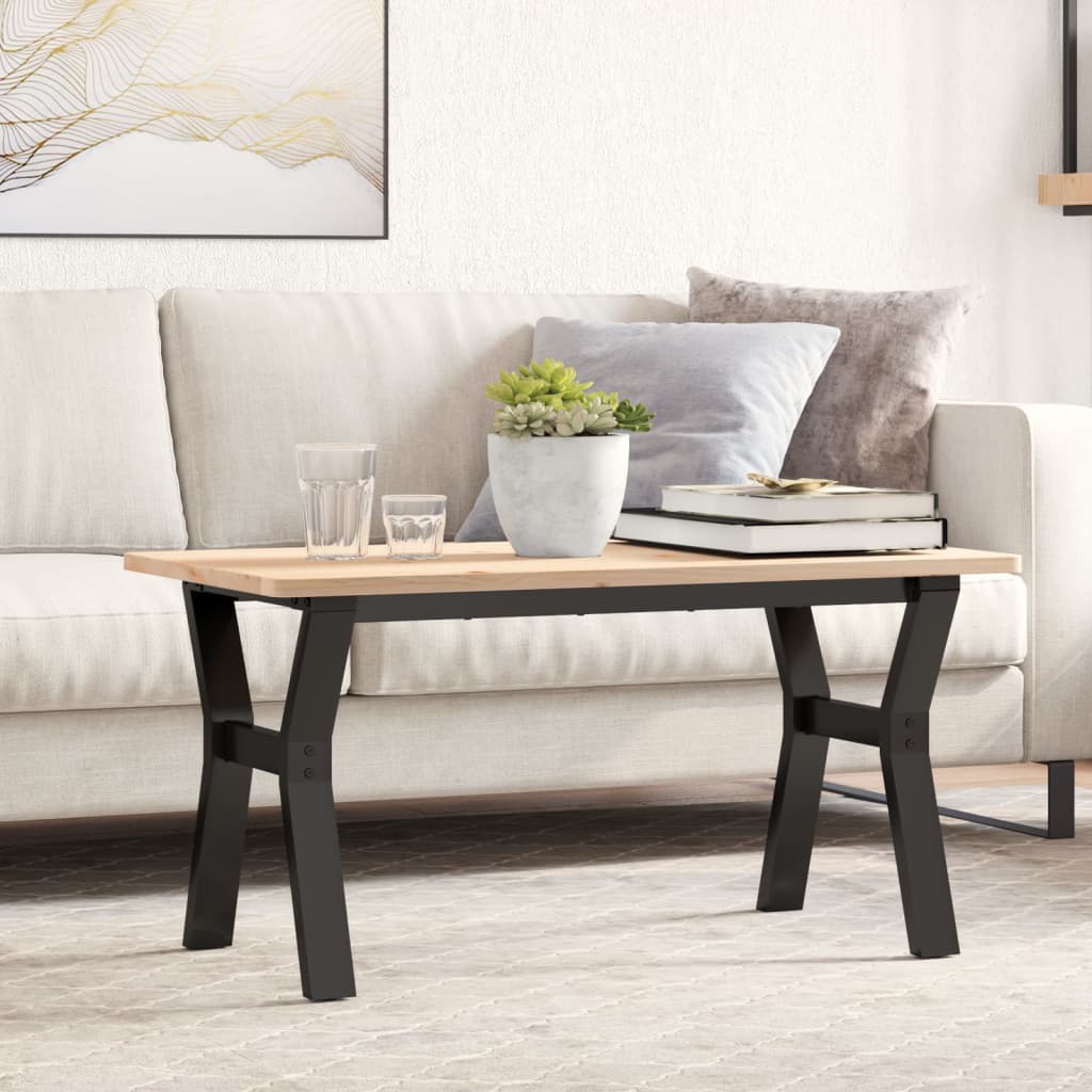 Coffee Table Legs Y-Frame 80X40X43 Cm Steel